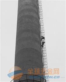 专业锅炉房烟囱水泥外粉公司 砖烟囱外壁水泥灰粉刷加固施工